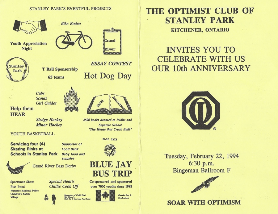 10th Anniversary Program